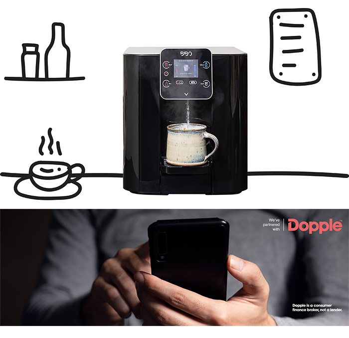 BIBO Classic Hot and Cold Filtered Water Dispenser BIBO